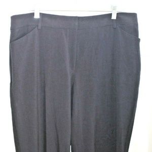 Apostrophe Flat Front Blue Dress Pants